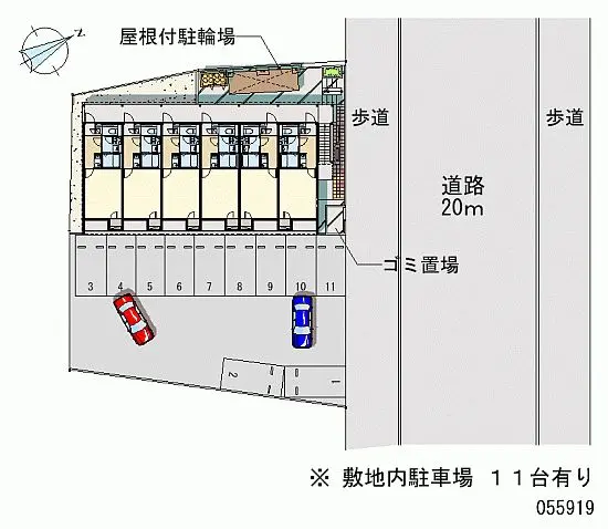 ★手数料０円★朝倉市甘木 月極駐車場